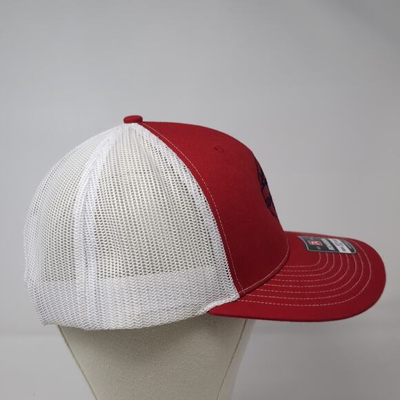 TRS Total Range Solutions Est. 2002 Trucker Hat Red OS Mesh Back Richardson - Picture 4 of 9
